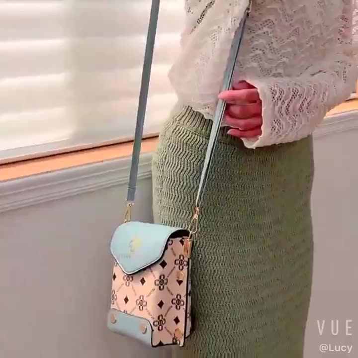 2023 New Trendy Messenger Bag Leather Ladies Luxury Handbag Mini