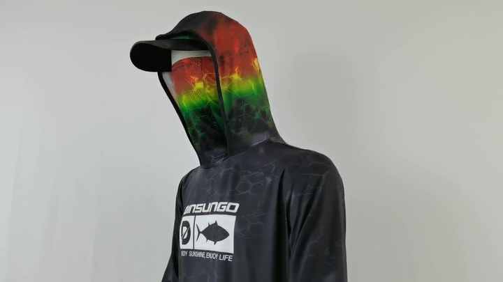 upf 50+ quick-drying breathable fishing shirts