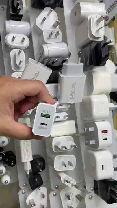 55W 4 Port USB-C PD Fast Charging Wall USB C Charger Power Adapter Type-C Brick - Foto 2