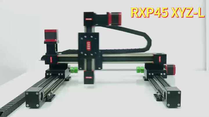 QRXQ RXP-L-45 Gantry Robot XYZ Stage CNC Router Motorized 3 Axis Table ...