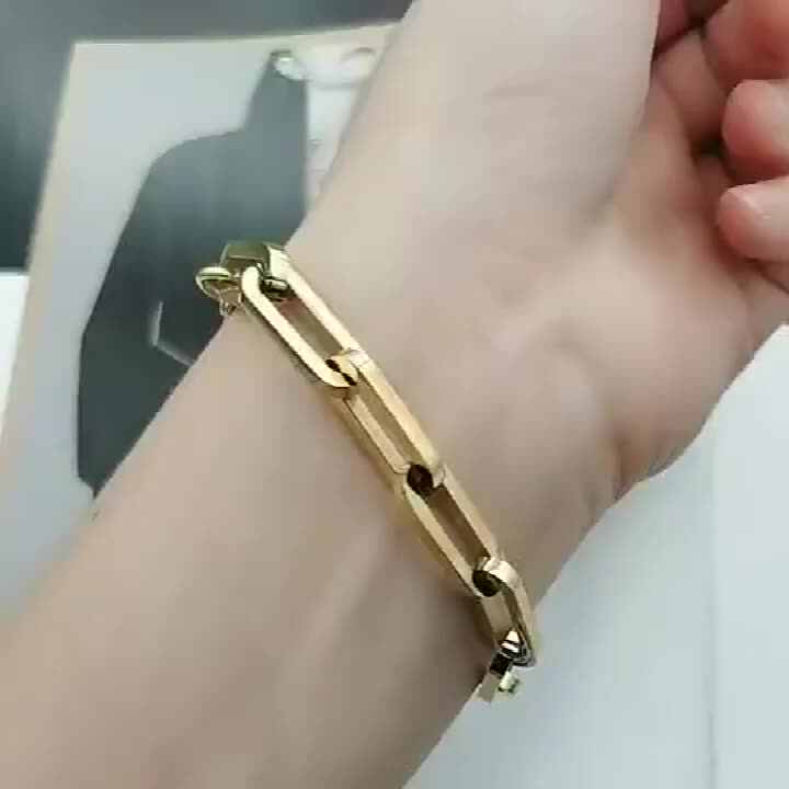 Bracciale a maglie cubane in oro 18 carati fatto a mano: catena cubana da 8,85 mm - Italia