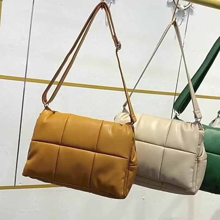 Custom Luxury Quilted Pu Leather Women's Shoulder Bag - Oem Available