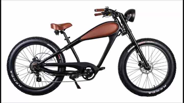 スポーツタイプアンティーク自転車です。 レトロスタイルが最高にカッコいい ヴィンテージ風電動アシスト