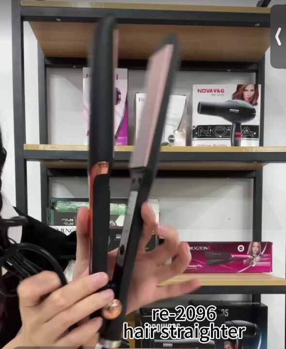 Professional Titaniums Flat Iron Hair Straightener - Nano Titanium
