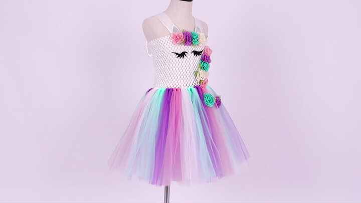 Wholesale Hot Girl Short Sleeve Shirt Two Piece Cute Unicorn