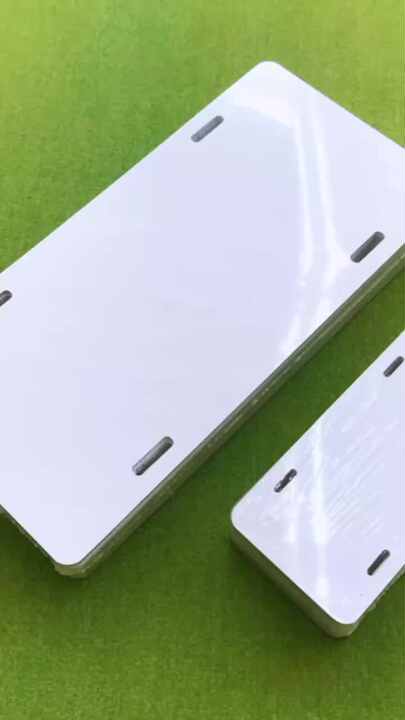 10 Pack Sublimation License Plate Blanks,Thickness 0.65mm Heat Thermal... 10 Pack Sublimation License Plate Blanks,Thickness 0.65mm Heat Thermal...