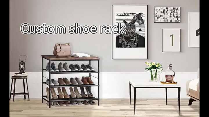 Bamboo Shoe Rack 5-Tier Shoe Storage Organizer Entryway Shoe Shelf