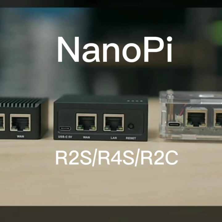 NanoPi R2S Plus Mini Router: Dual Gbps Ethernet, 1GB RAM, 32GB eMMC ...