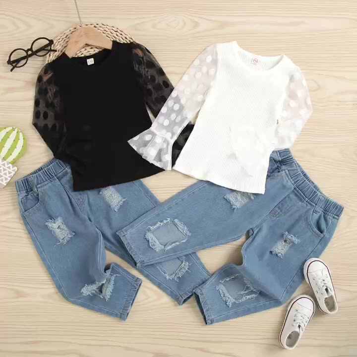 2023 Spring Korean Wholesale Clothes Set Long Sleeve Fleece Button