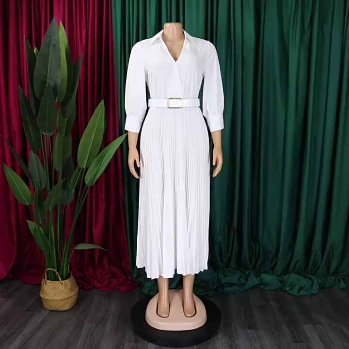 plus size dresses flowy Plus Size Smocked and Flowy Midi Dress – 2020AVE main image 0