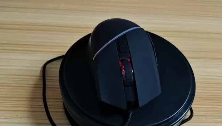 HSXJ A876 RGB USB Gaming Mouse - 7 Color Synchronous Breathing