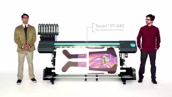 ローランド大判プリンター専用昇華型プリンター RT-640（4色または8色
