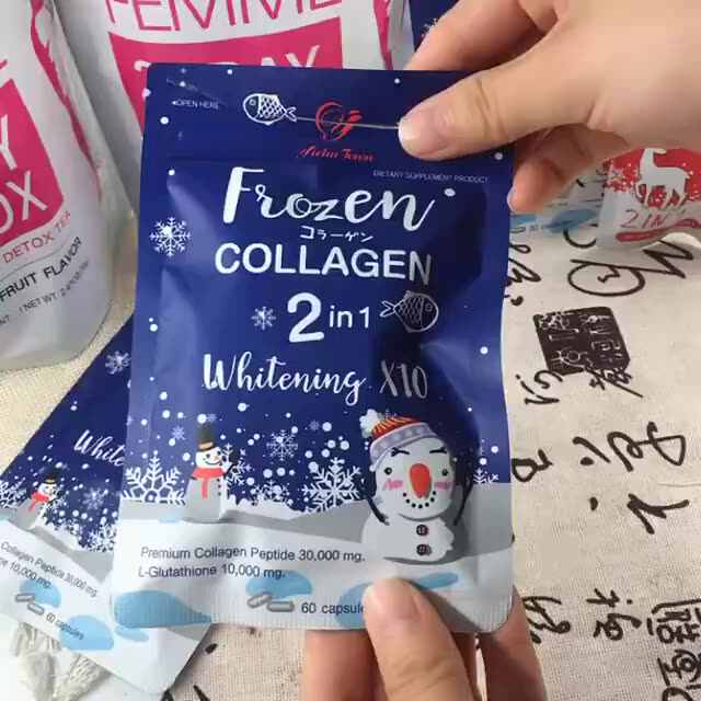 Frozen Collagen 2 in 1 Skin Whitening Tablet by Winstown