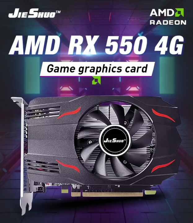 Graphics Rx 550 4gb Gddr5 128bit Arktek AMD Radeon RX550 4GB GDDR5