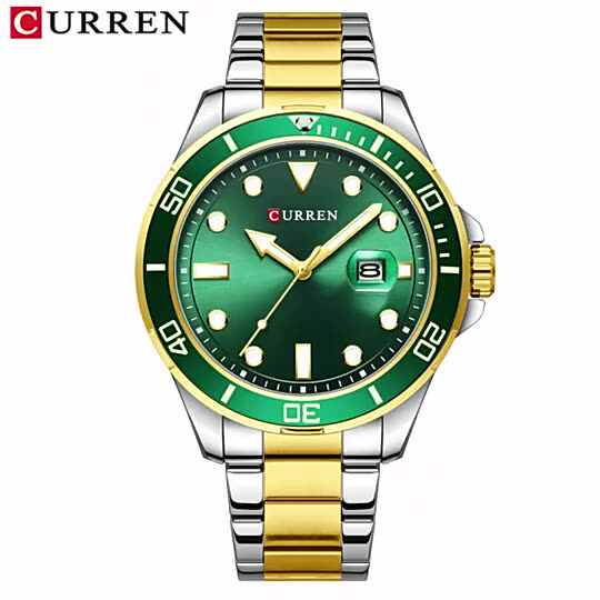 Curren 8388 Top Luxury Gold Fashion Business Watch Waterproof Male Reloj  Clock Stainless Steel Quartz Wristwatch for Man