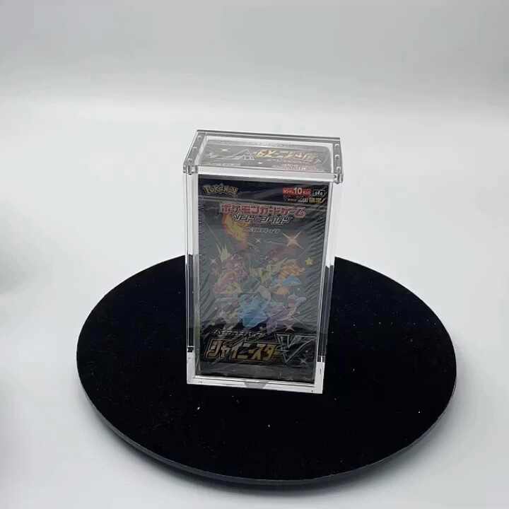 Pokemon Display case Japanese Acrylic Booster Box Protector CP6 Size Shiny  Star V Evolutions