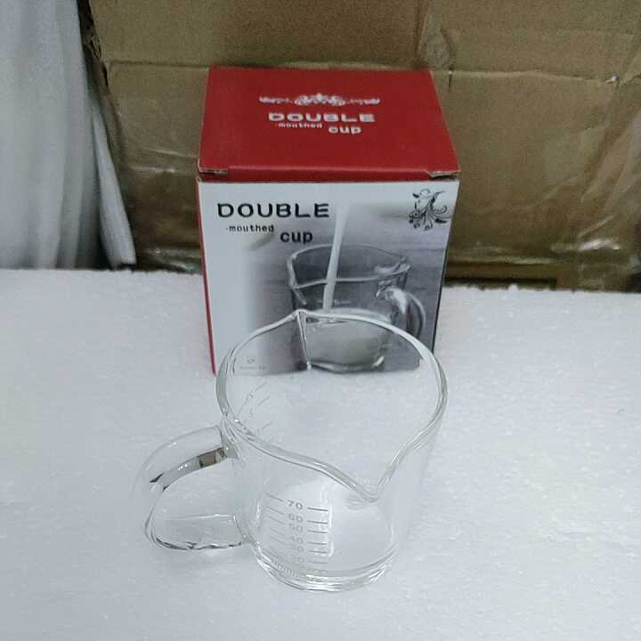 Espresso Coffee Mugs 2 Ounce Measuring Glass Cup Back to School Milk Cups  with Shot Glass for Measurements