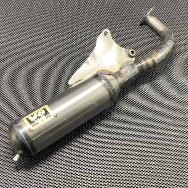 V8 Exhaust Pipe for JOG50 & JOG90 - Upgrade Your Motorcycle