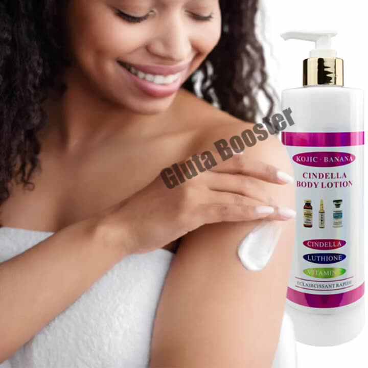 Cindella Luthion Vitamin C Anti-oxidation Younger Looking Skin  Eclaircissant Rapide Anti Black Spot Whitening Body Lotion Cream