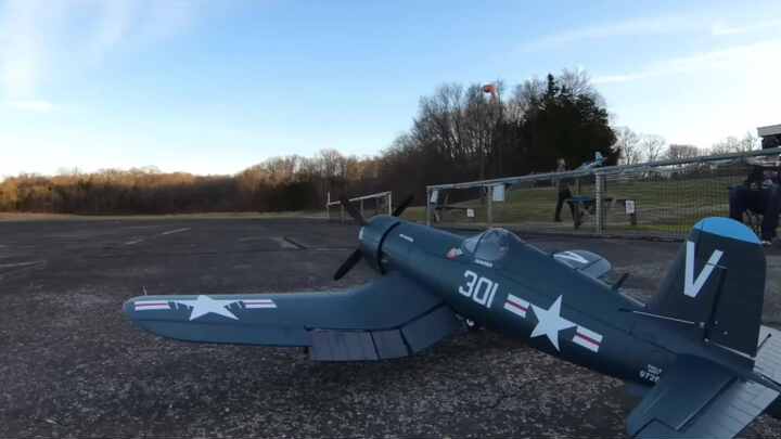 FMS 1400mm F4U Corsair Blue PNP RC爆撃機 | 4250 KV540ブラシレス