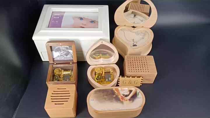 Elegant Wooden Music Box - 30, 50, 78 Note Sankyo Brand | Creative