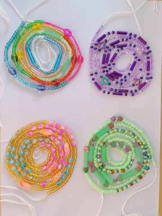 Gaby New Arrive Cotton String Tie Waist Beads 45 Inch Belly Chian