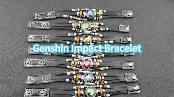Genshin Impact Vision Bracelet Stainless Steel Glow in Dark Genshin Element  Bracelets Electro Hydro Geo Pyro Anemo Cryo Fast US Shipping - Etsy