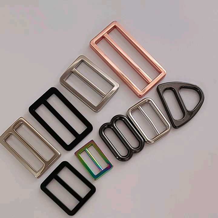 30mm Alloy Metal Bag Strap Adjustable Slider Buckle Webbing Ladder