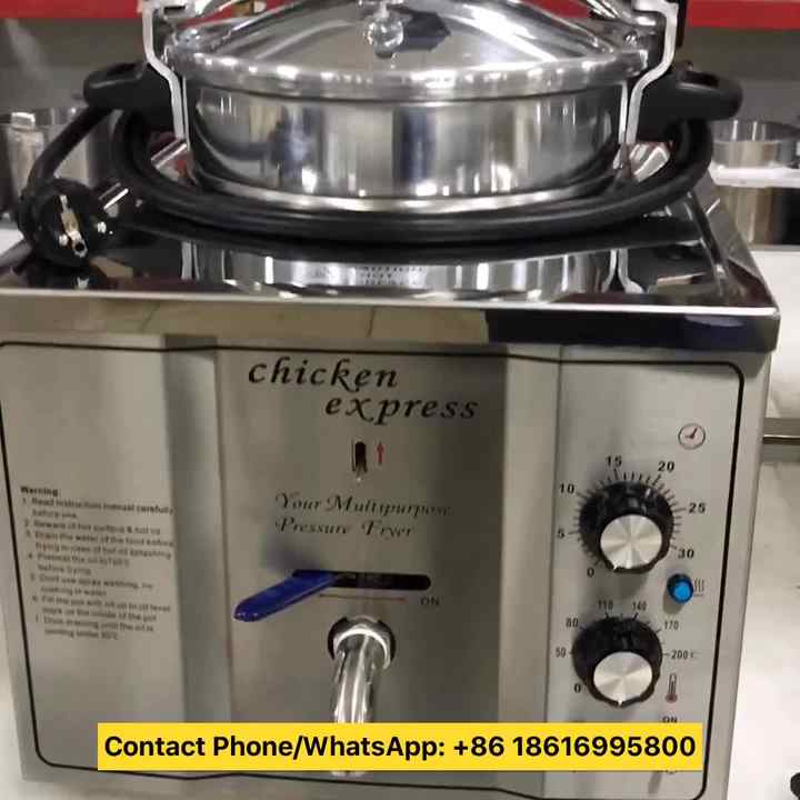 電気テーブルトップチキン圧力フライヤーチキンエクスプレス電気圧力