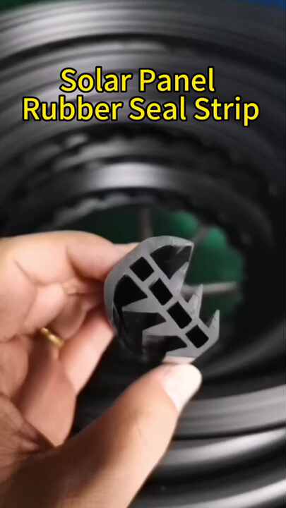 T-shape Extrusion Photovoltaic EPDM Rubber Weather Sealing Strip Seal ...