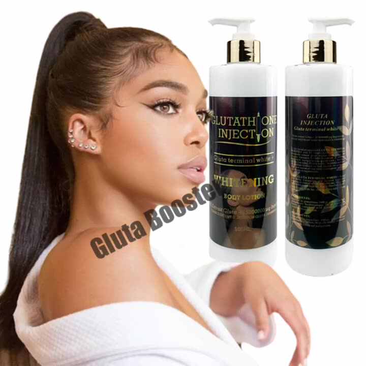 glutathione injection terminal white OEM Extra Whitening Absorbed Immediately Non-Greasy Repair Blemishes  Filter-Like Complexion Glutahion Body Lotion 500ML