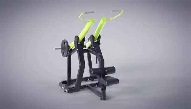 DHZ FITNESS ジム用プレス機 ラットプルダウン・ローイングマシン