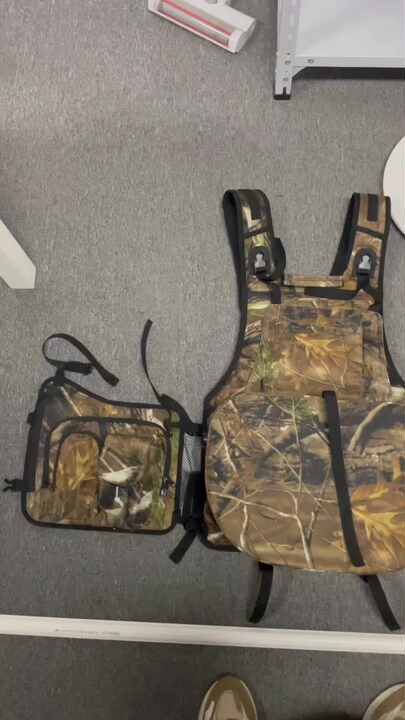 Gilet Da Caccia Al Tacchino UIIHUNT Con Sedile Imbottito – Leggero, Multitasca, Regolabile Per Uomo E Donna - 5