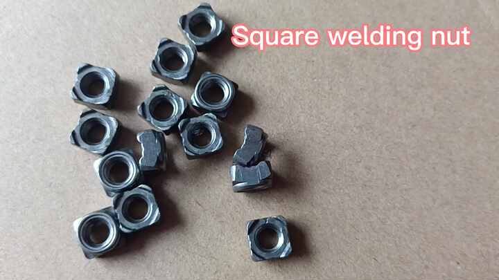 10pcs M12-1.75 Square Nuts - 304 Stainless Steel Metric Fasteners