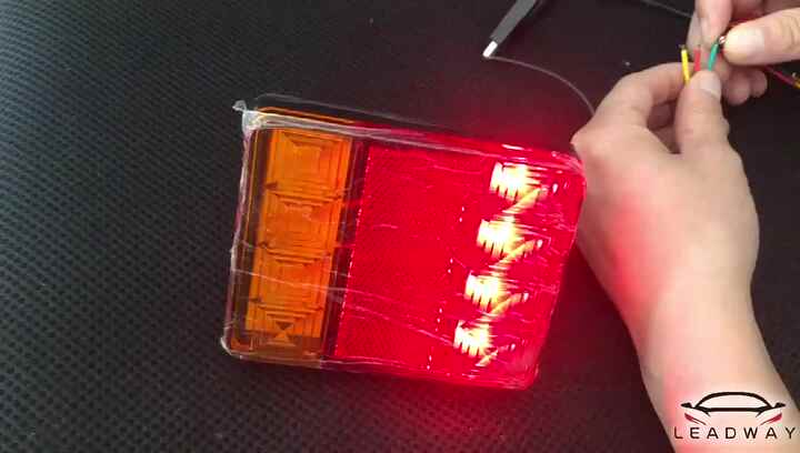 2-Pack 12V LED Trailer Tail Lights - Brake, Turn Signal, Running Lights For Trailer, Camper, ATV, UTE