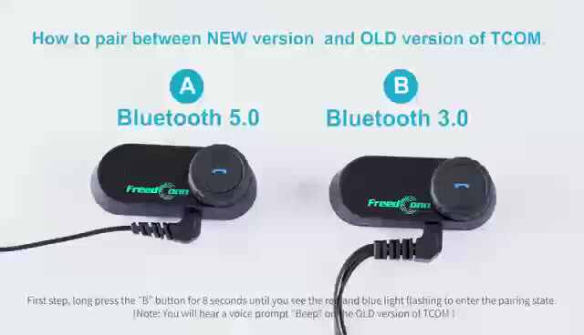 FreedConn T-COM VB to Riders 1000M Jog Dial Speaker Mic