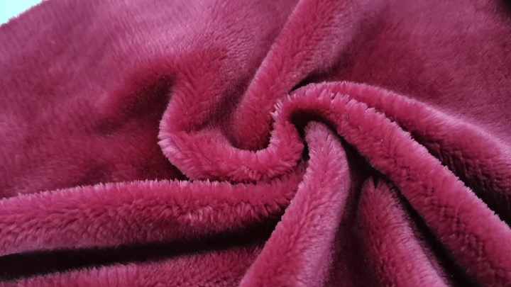 100% Polyester Flannel Fleece Fabric 200gsm Soft Durable