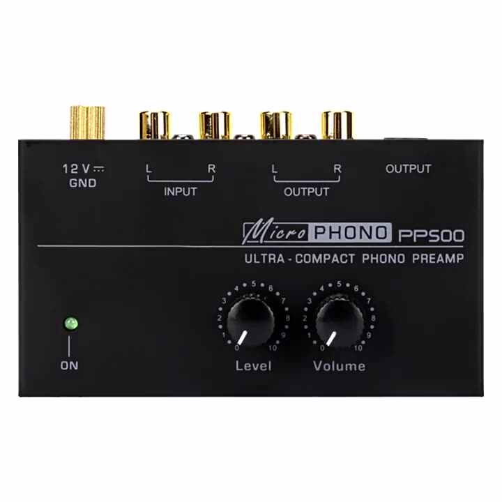 Preamplificador de tocadiscos profesional PP500, tocadiscos de