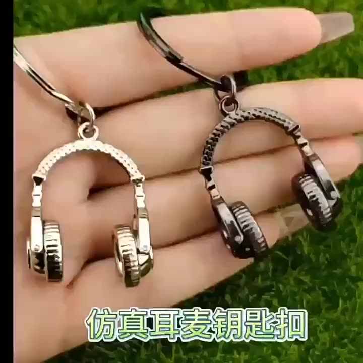 クリエイティブミュージックキーホルダーカスタマイズされた3D
