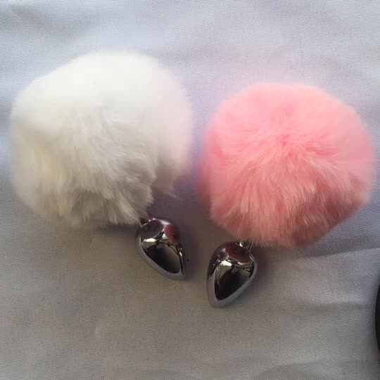 Hot Sell Colorful Pompom-Ball Adult Expander Stimulation Soft Silicone  Rabbit Tail Anal Butt Plugs for Sex Adults Game Ass Toys