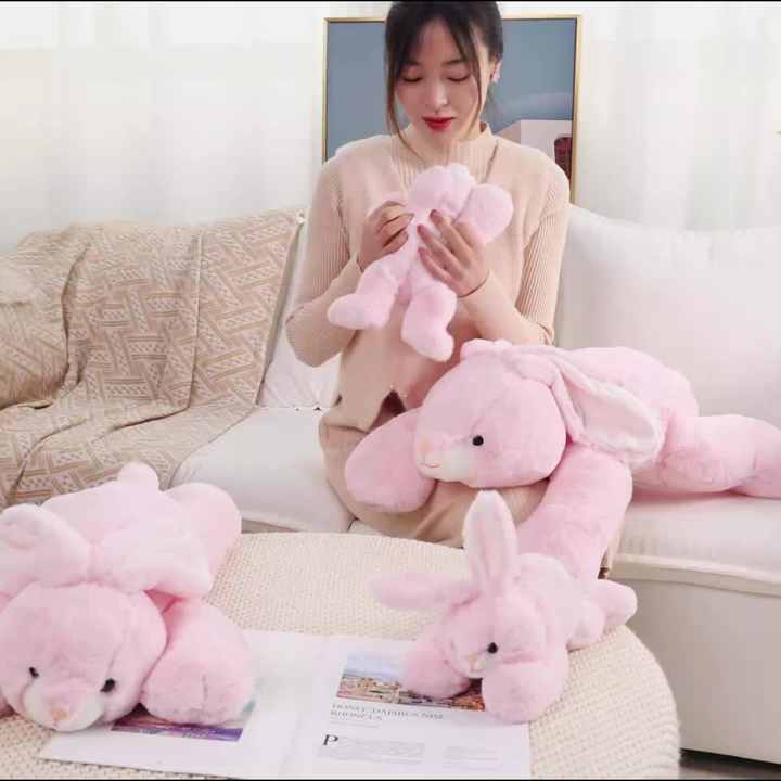 ホットセールピンクラビットぬいぐるみジャイアントバニーぬいぐるみ