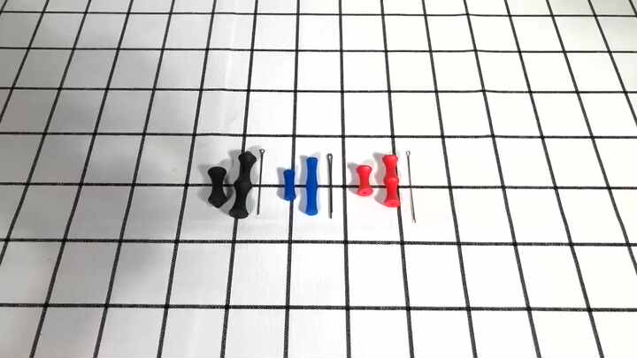 Lot De 4 Protège-Doigts (Finger Tab) Pour Tir à L'Arc - Élastique Noir Et Rouge