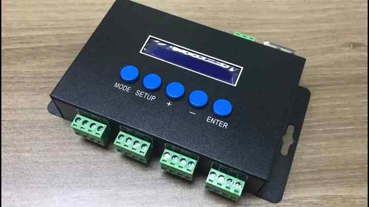 DC5-24V Ethernet-SPI/DMX pixel light controller BC-204, Support Madrix  Software