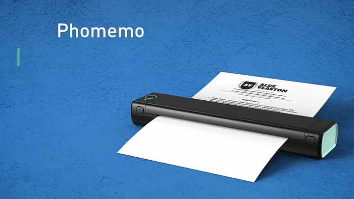 Phomemo A4 M08F Portable Printer Wireless For Travel Bluetooth