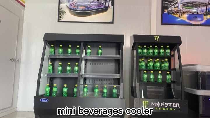 Mini Glass Door Showcase Refrigerator Perfect for Drinks