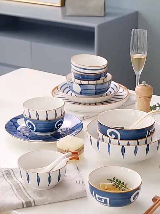 Ceramic Dumpling Plate - Food Separator for Sushi Dishes