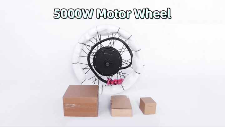 Kit Motorisation Vélo électrique 48V-72V 5000W 80A – Couple 150N.m – écran TFT – Conversion Ebike 20-29 Pouces