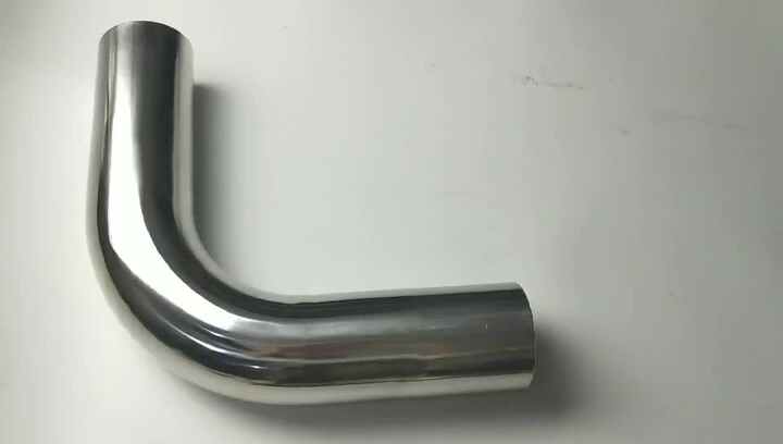 Gomito A 90° In Acciaio Inox 304 Lucido, Curva 1D, Diametri 2, 2.5 E 3 Pollici