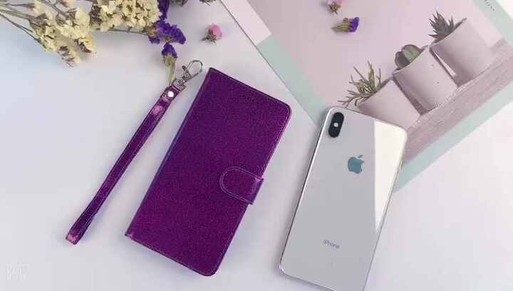 Custodia In Pelle Glitterata Per Motorola Moto G62 E20 E30 E40 G Pure G22 G31 G 5G Fashion Girls Student Portafoglio Per Cellulare Flip Cover - Foto 3