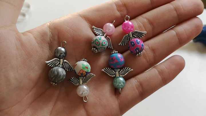 Enamel Letter Beads Gold Lined Alphabet Letter A-Z Charms Enamel